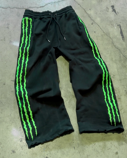 Stripped Monster Sweats